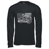 Patriotic Motorcycle Biker Vintage American US Flag Shirt & Hoodie | teecentury