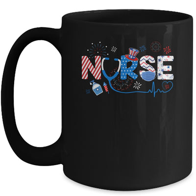 Patriotic Nurse 4th Of July American Flag Independence Day Mug Coffee Mug | Teecentury.com