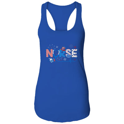 Patriotic Nurse 4th Of July American Flag Independence Day T-Shirt & Tank Top | Teecentury.com