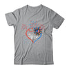 Patriotic Nurse 4th Of July American Flag Sunflower Love T-Shirt & Tank Top | Teecentury.com