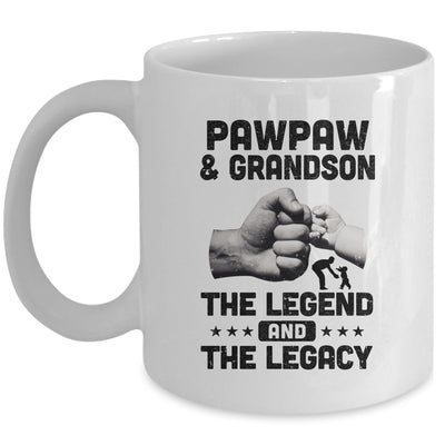 PawPaw And Grandson The Legend and The Legacy Mug Coffee Mug | Teecentury.com