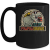 PawPawsaurus T Rex Dinosaur PawPaw Saurus Family Matching Mug Coffee Mug | Teecentury.com