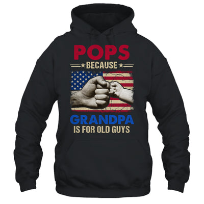 Paw Paw Because Grandpa Is For Old Guys USA Flag Grandpa Shirt & Hoodie | teecentury