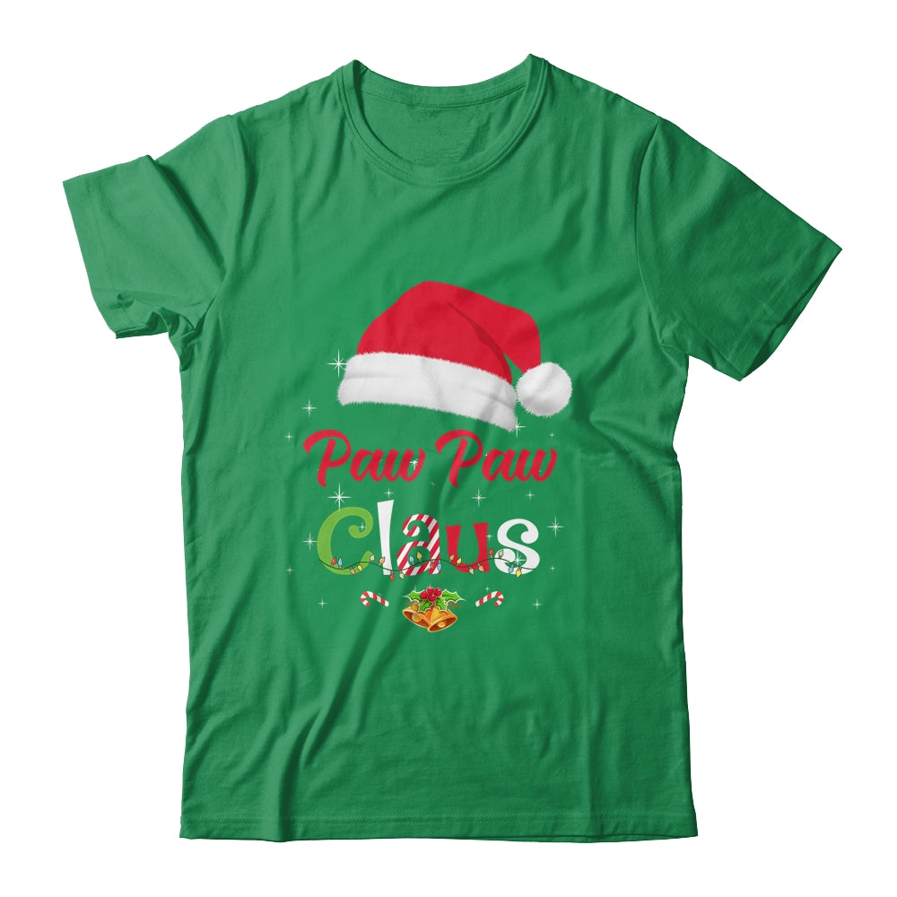 Paw Paw Claus Santa Christmas Matching Family Pajama Funny T-Shirt & Sweatshirt | Teecentury.com