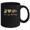 Peace Love Brown Sugar Crew Mug Coffee Mug | Teecentury.com