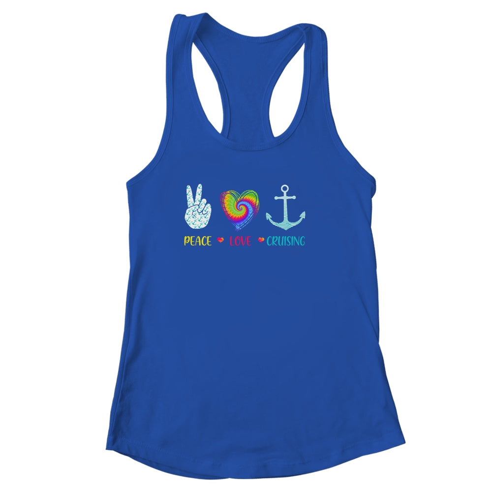 Peace Love Cruising Ship Hippie Floating Ocean Beach Sun Shirt & Tank Top | teecentury