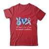 Peace Love Cure Blue Ribbon PKU Awareness Shirt & Hoodie Awareness Shirt & Hoodie | teecentury