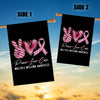 Peace Love Cure Burgundy Ribbon Multiple Myeloma Awareness Flag | teecentury