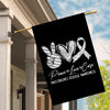 Peace Love Cure Grey Ribbon Parkinson's Disease Awareness Flag | teecentury