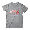 Peace Love Cure Heart Disease Awareness Men Women Kids CHD Shirt & Hoodie | teecentury