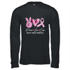 Peace Love Cure Pink Ribbon Breast Cancer Awareness Shirt & Hoodie | teecentury