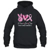 Peace Love Cure Pink Ribbon Breast Cancer Awareness Shirt & Hoodie | teecentury