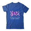 Peace Love Cure Purple Ribbon Alzheimer's Awareness Shirt & Hoodie | teecentury