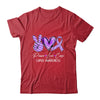 Peace Love Cure Purple Ribbon Lupus Awareness Shirt & Hoodie | teecentury