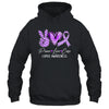 Peace Love Cure Purple Ribbon Lupus Awareness Shirt & Hoodie | teecentury