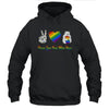 Peace Love Free Mom Hugs Bear Pride LGBT T-Shirt & Hoodie | Teecentury.com