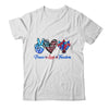 Peace Love Freedom 4th Of July Us Flag Fireworks Shirt & Tank Top | teecentury