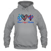 Peace Love Freedom 4th Of July Us Flag Fireworks Shirt & Tank Top | teecentury