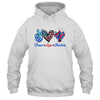Peace Love Freedom 4th Of July Us Flag Fireworks Shirt & Tank Top | teecentury