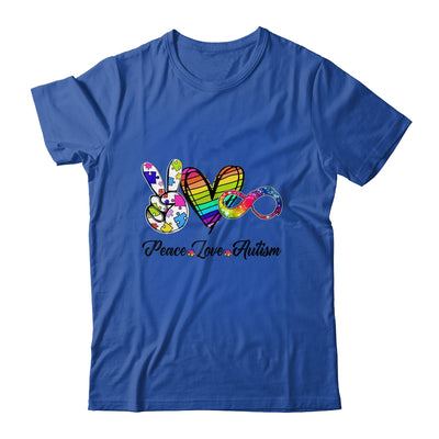 Peace Love Infinity Symbol Cute Autism Awareness Shirt & Hoodie | teecentury