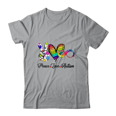 Peace Love Infinity Symbol Cute Autism Awareness Shirt & Hoodie | teecentury