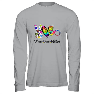 Peace Love Infinity Symbol Cute Autism Awareness Shirt & Hoodie | teecentury