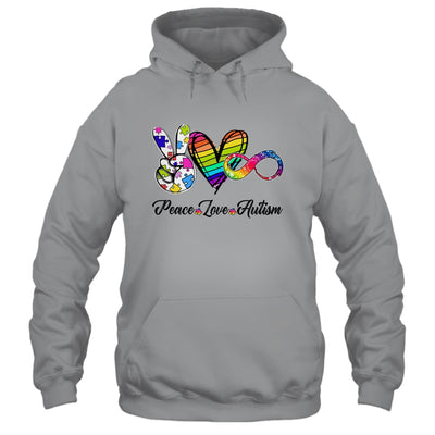 Peace Love Infinity Symbol Cute Autism Awareness Shirt & Hoodie | teecentury