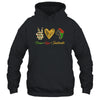 Peace Love Juneteenth Black Pride Freedom Independence Day T-Shirt & Tank Top | Teecentury.com