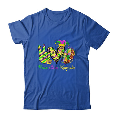 Peace Love King Cake Mardi Gras Men Women Kids Shirt & Hoodie | teecentury