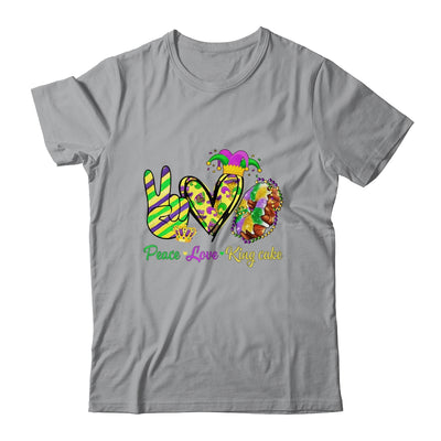 Peace Love King Cake Mardi Gras Men Women Kids Shirt & Hoodie | teecentury