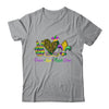 Peace Love Mardi Gras Beads For Women Carnival Parade Shirt & Tank Top | teecentury
