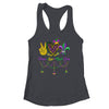 Peace Love Mardi Gras Leopard Heart Mardi Gras Festival Shirt & Tank Top | teecentury