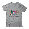 Peace Love Preschool Teacher Team Women Tie Dye Shirt & Hoodie | teecentury