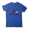 Peace Love Read Book Lover Leopard Women Girls Teacher T-Shirt & Tank Top | Teecentury.com