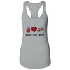 Peace Love Read Book Lover Leopard Women Girls Teacher T-Shirt & Tank Top | Teecentury.com