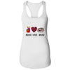 Peace Love Read Book Lover Leopard Women Girls Teacher T-Shirt & Tank Top | Teecentury.com