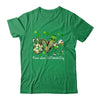 Peace Love St Patricks Day Cheer Drinking Shamrock Shirt & Hoodie | teecentury