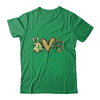 Peace Love St Patricks Day Glitter Shamrock Women Shirt & Hoodie | teecentury