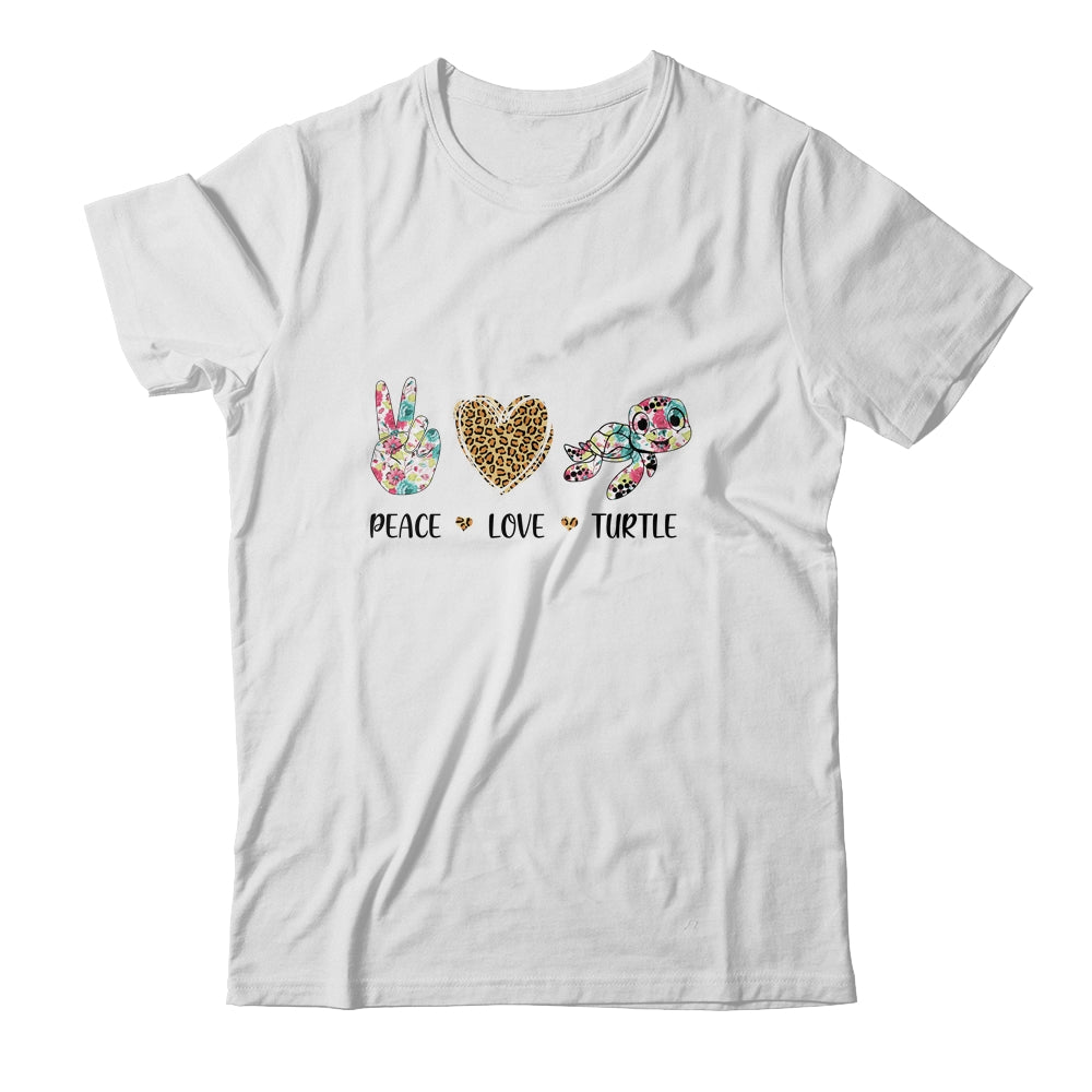 Peace Love Turtles Cute Turtle Graphic for Women Teen Girls T-Shirt & Tank Top | Teecentury.com