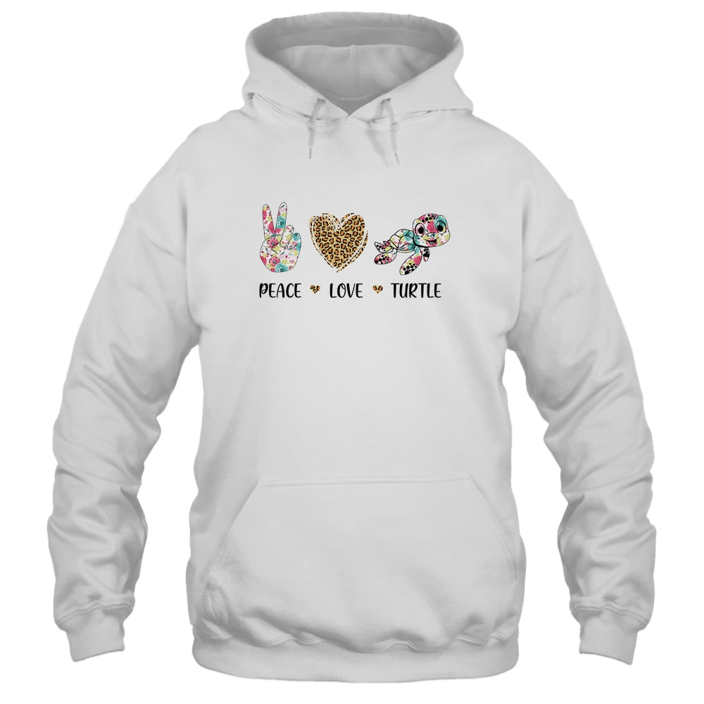 Peace Love Turtles Cute Turtle Graphic for Women Teen Girls T-Shirt & Tank Top | Teecentury.com