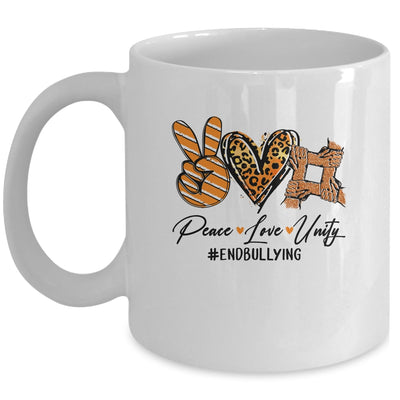 Peace Love Unity Day Orange Kids Anti Bullying Mug | teecentury