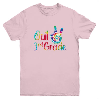 Peace Out 3rd Grade Tie Dye Graduation Class Of 2022 Youth Youth Shirt | Teecentury.com