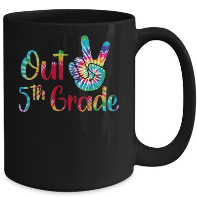 Peace Out 5th Grade Tie Dye Graduation Class Of 2022 Mug Coffee Mug | Teecentury.com