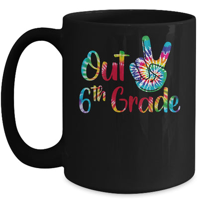 Peace Out 6th Grade Tie Dye Graduation Class Of 2022 Mug Coffee Mug | Teecentury.com