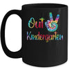 Peace Out Kindergarten Tie Dye Graduation Class Of 2022 Mug Coffee Mug | Teecentury.com