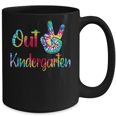 Peace Out Kindergarten Tie Dye Graduation Class Of 2022 Mug Coffee Mug | Teecentury.com