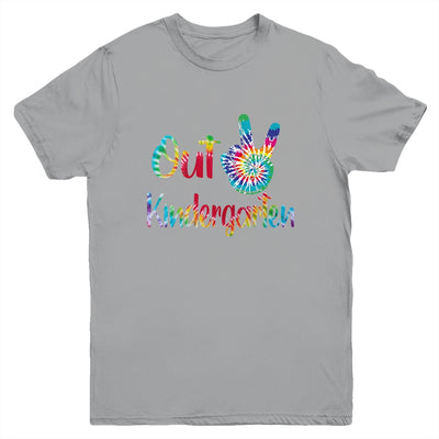 Peace Out Kindergarten Tie Dye Graduation Class Of 2022 Youth Youth Shirt | Teecentury.com