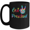 Peace Out Preschool Tie Dye Graduation Class Of 2022 Mug Coffee Mug | Teecentury.com