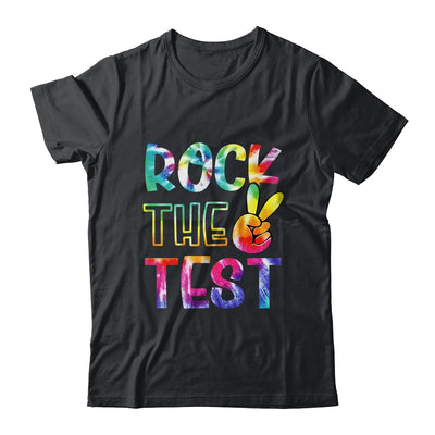 Peace Tie Dye Rock The Test Happy Testing Day Teacher Lover Shirt & Hoodie | teecentury