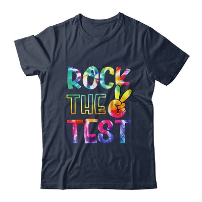 Peace Tie Dye Rock The Test Happy Testing Day Teacher Lover Shirt & Hoodie | teecentury